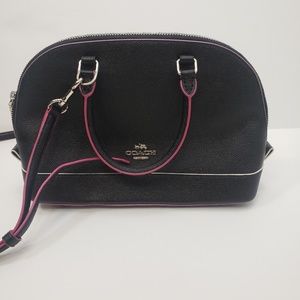 Coach Black Multi Mini Sierra Leather
